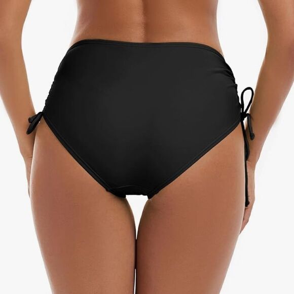 Bonneuitbebe Black Swim Bottoms With Side Ties, Size S, NWT - Picture 3 of 10